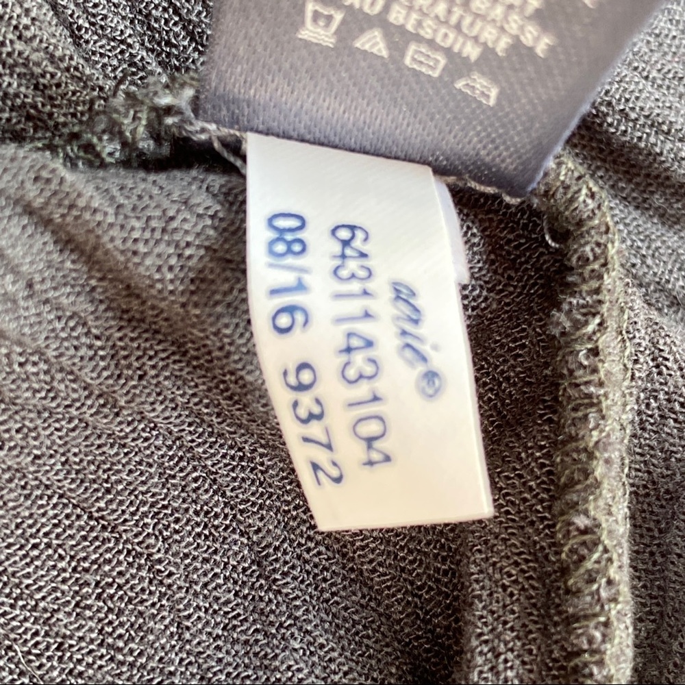 Aerie Flowy Peasant Blouse Bell Sleeves Gray Size Small - Picture 10 of 10